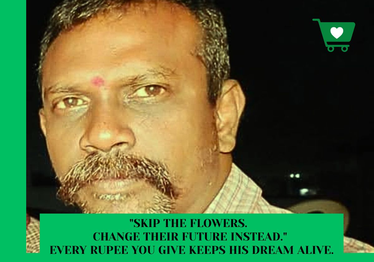 "In Memory of Ramkumar — Let's Secure the Future He Fought For" A devoted father, a hardworking man, a soul gone too soo