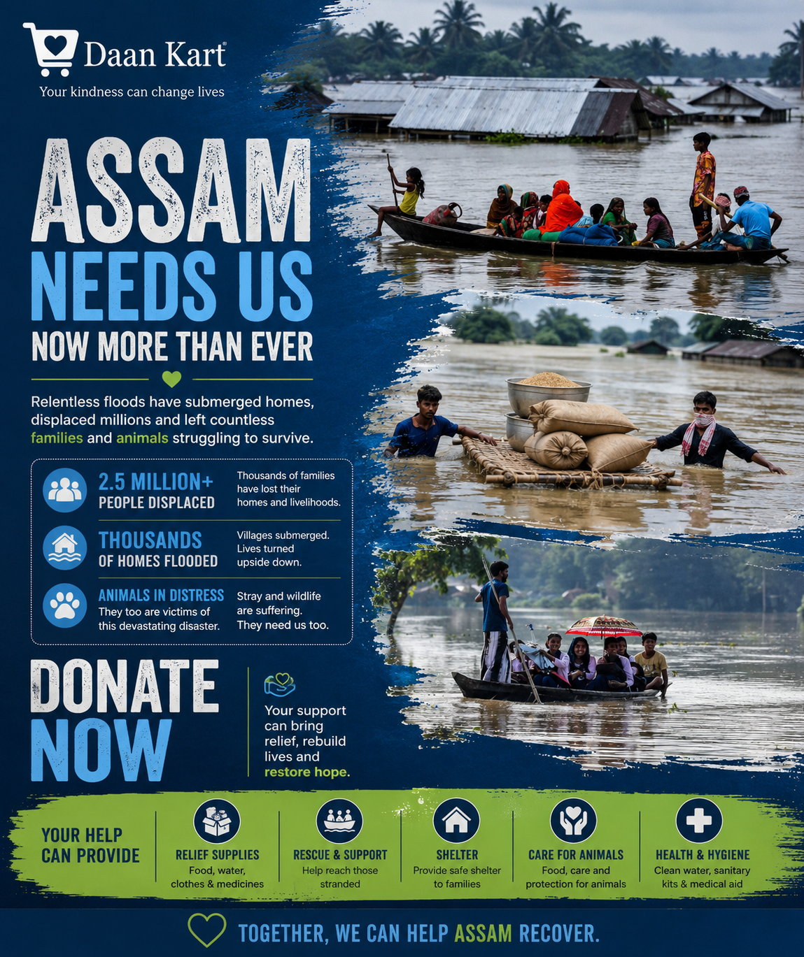 Stand With Assam – Rebuilding Lives, Restoring Hope photo 1